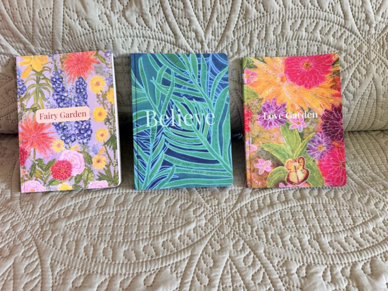 Journals that have illustrations to color and pages to write your inspirations for the moment!